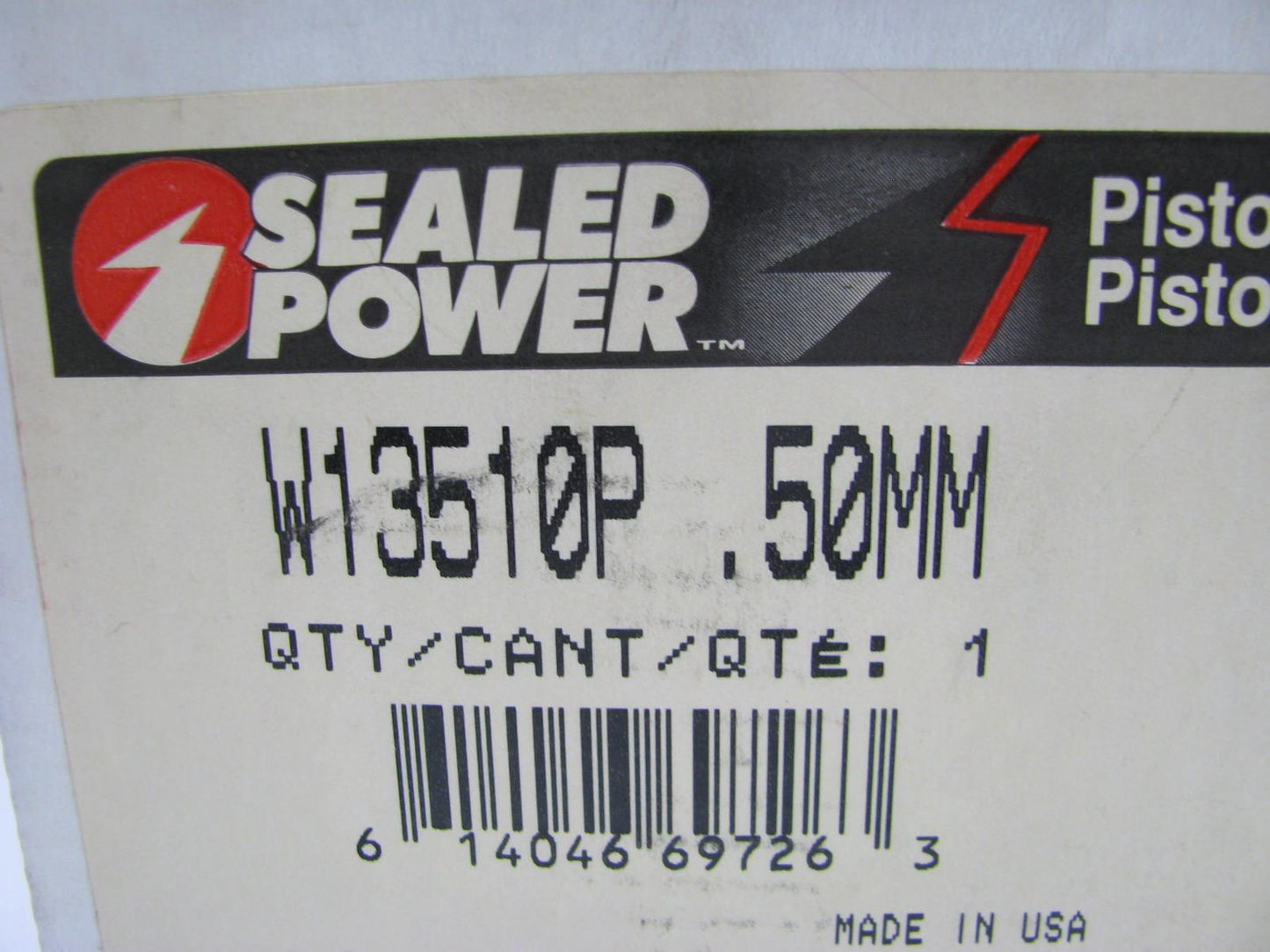 Sealed Power W13510P-50MM Piston .50MM For 1992-1994 Mitsubishi 2.0L