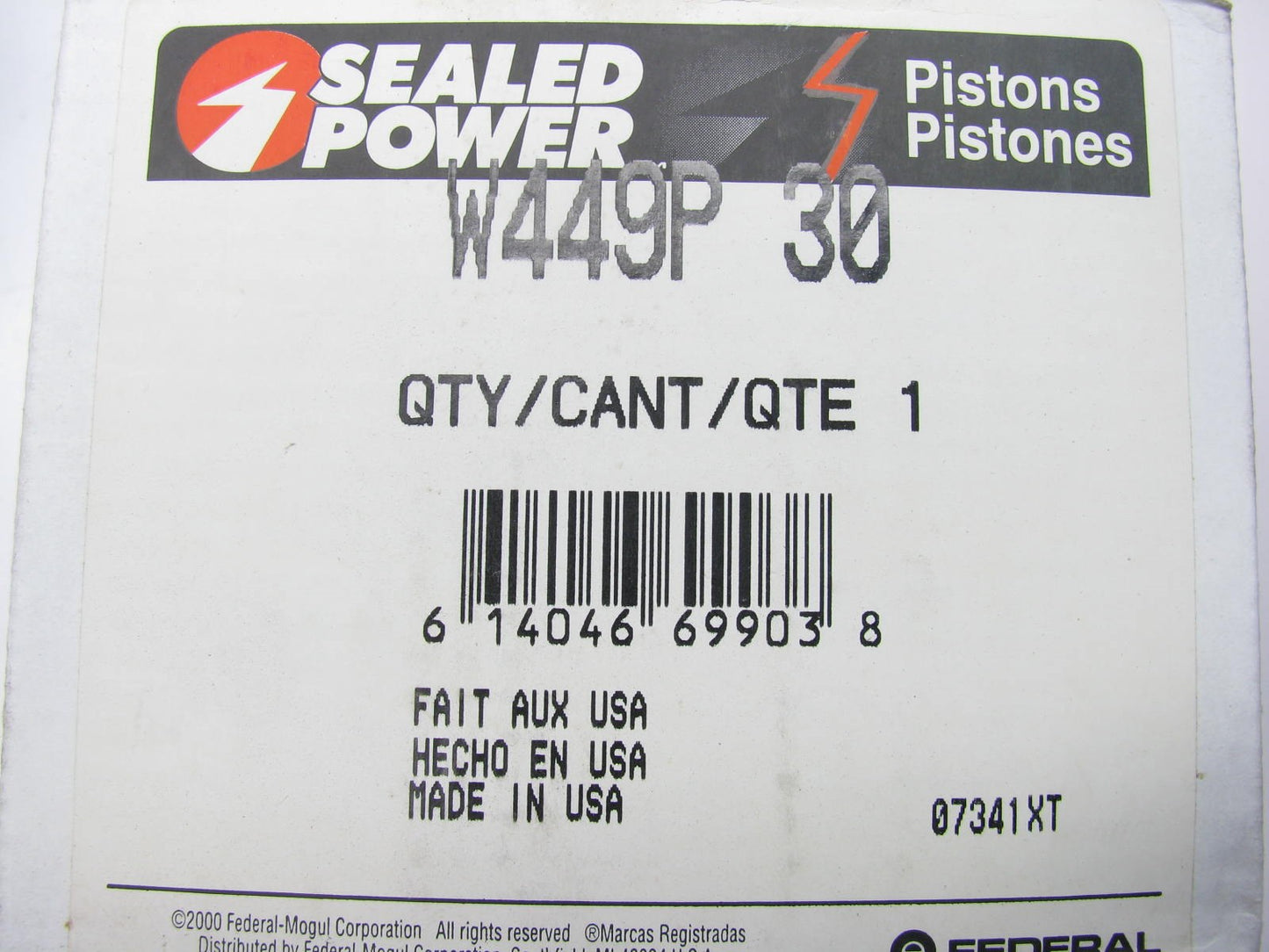 Sealed Power W449P-30 Engine Piston .030 Size 1975-80 Buick Olds Pontiac 260 V8