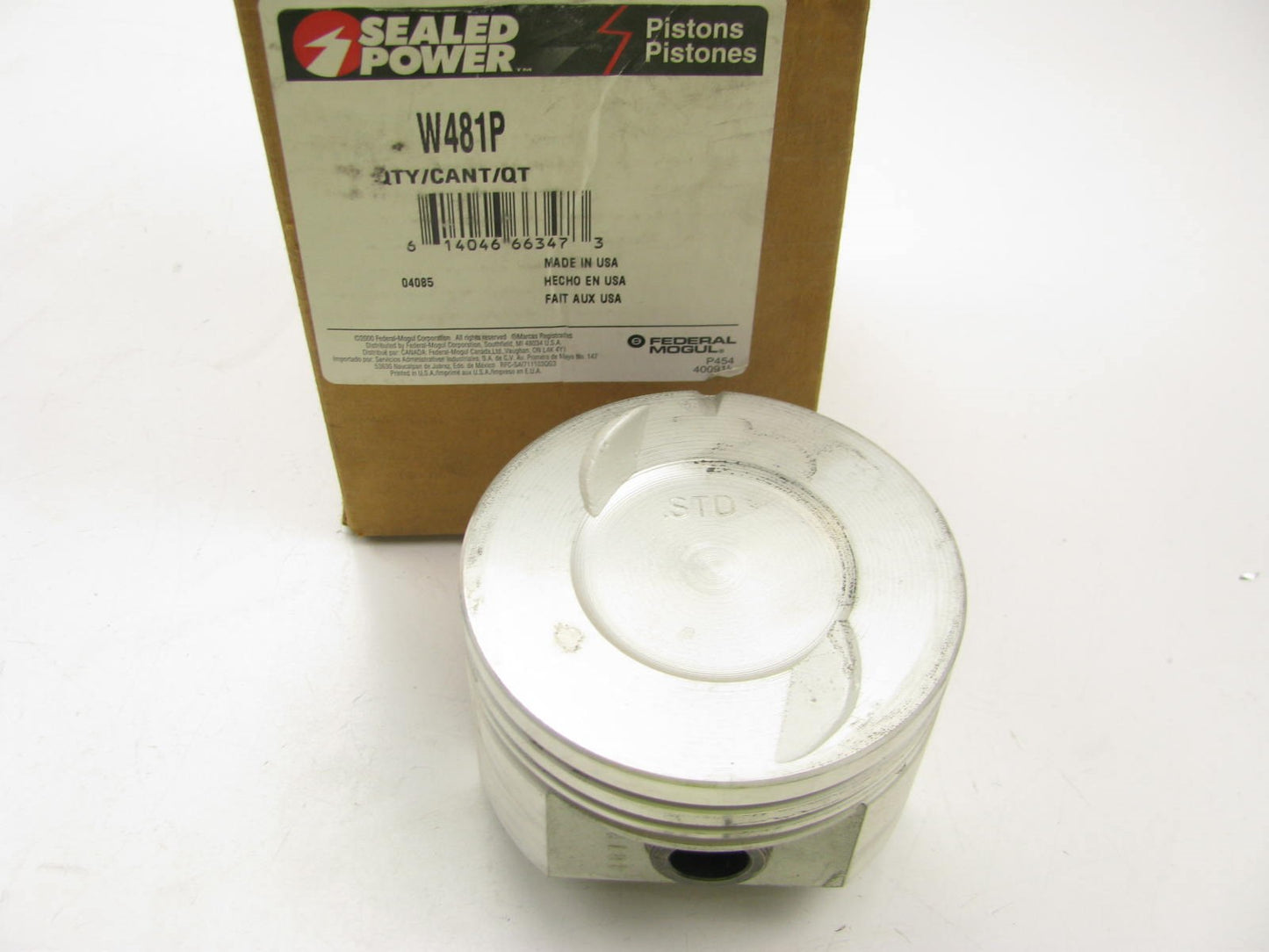 Sealed Power W481P Engine Piston STANDARD Size - 1982-1983 Ford 232 3.8L V6