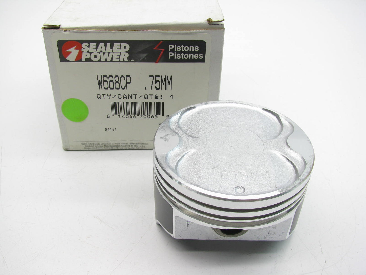 Sealed Power W668CP-75MM Engine Piston .75MM Size - 1993-2000 Ford 2.5L V6
