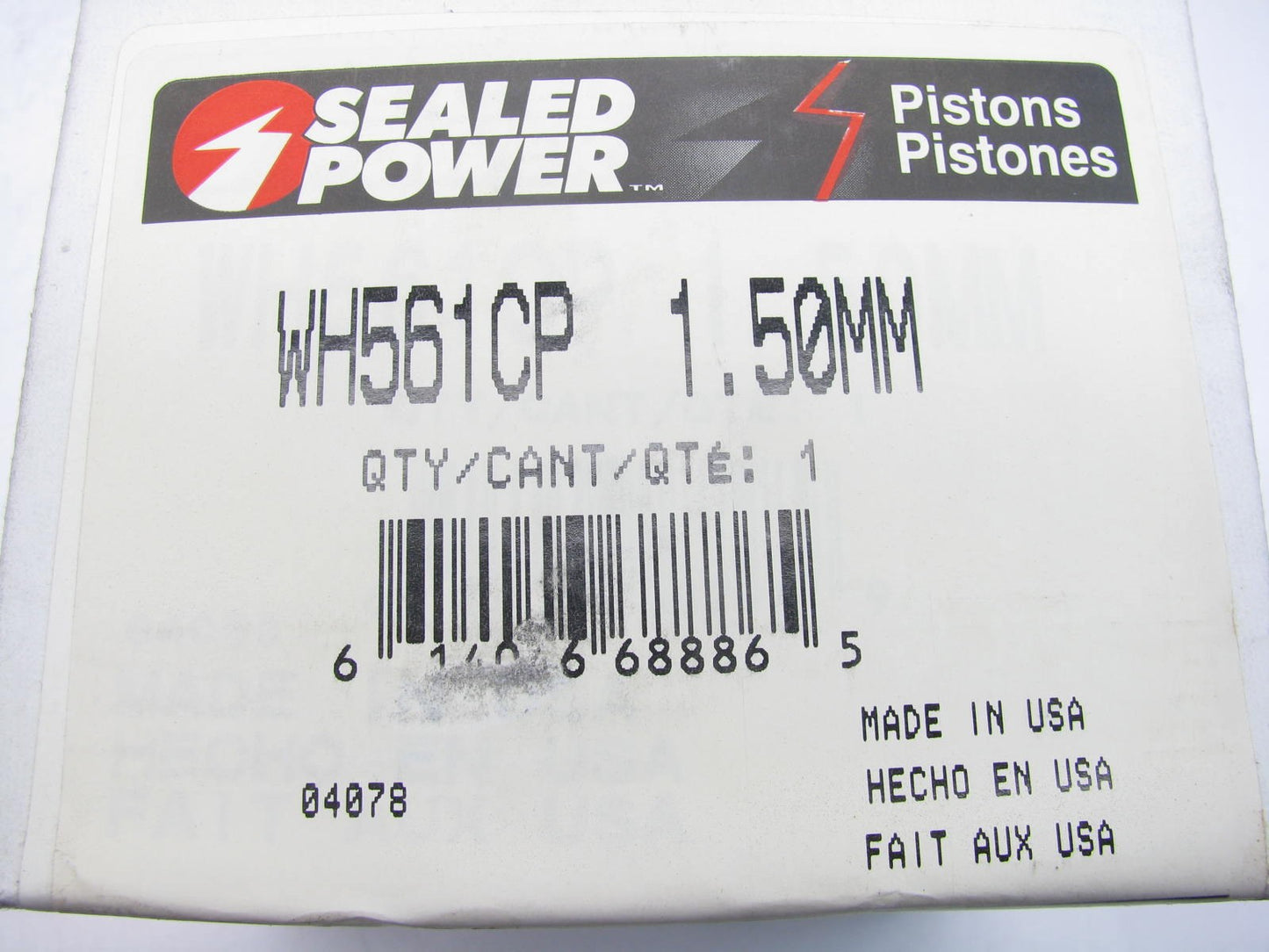Sealed Power WH561CP Engine Piston 1.50MM - 1988-1994 GM 3.1L-V6