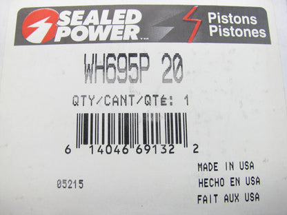 Sealed Power WH695P-20 Engine Piston .020 Size - 1990-95 Chevy GMC Olds 4.3L V6