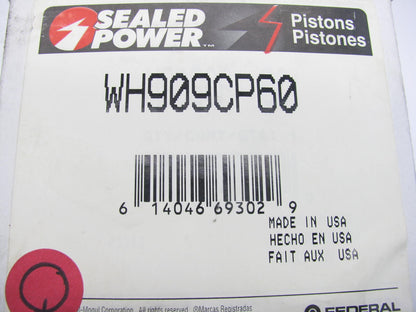 Sealed Power WH909CP60 Hypereutectic Engine Piston .060 OVERSIZE Chevy 292