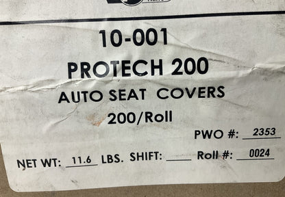 Seat-Mate 10-001 Roll Of 200 Disposable Plastic Seat Covers