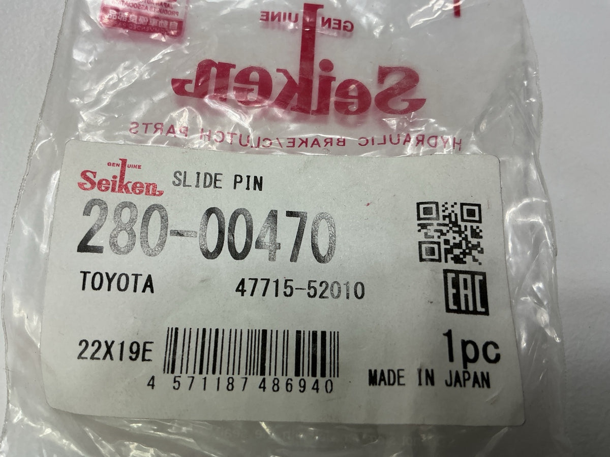 (2) Seiken 280-00470 Front Brake Caliper Bracket Slide Guide Pins 47715-52010