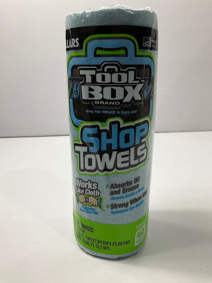 Sellars 54400 Blue Shop Paper Towel Recycled Disposable 11'' L X 9'' W  55 Shets