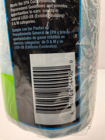 Sellars 54400 Blue Shop Paper Towel Recycled Disposable 11'' L X 9'' W  55 Shets