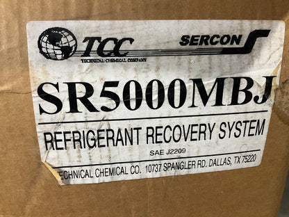 Sercon 5000 SR5000MBJ Vintage Automotive Refrigerant Recovery Recycling Machine