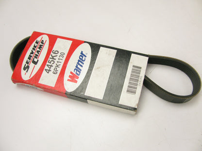Service Champ 445K6 Serpentine Belt - 0.84'' X 45.00'' - 6 Ribs