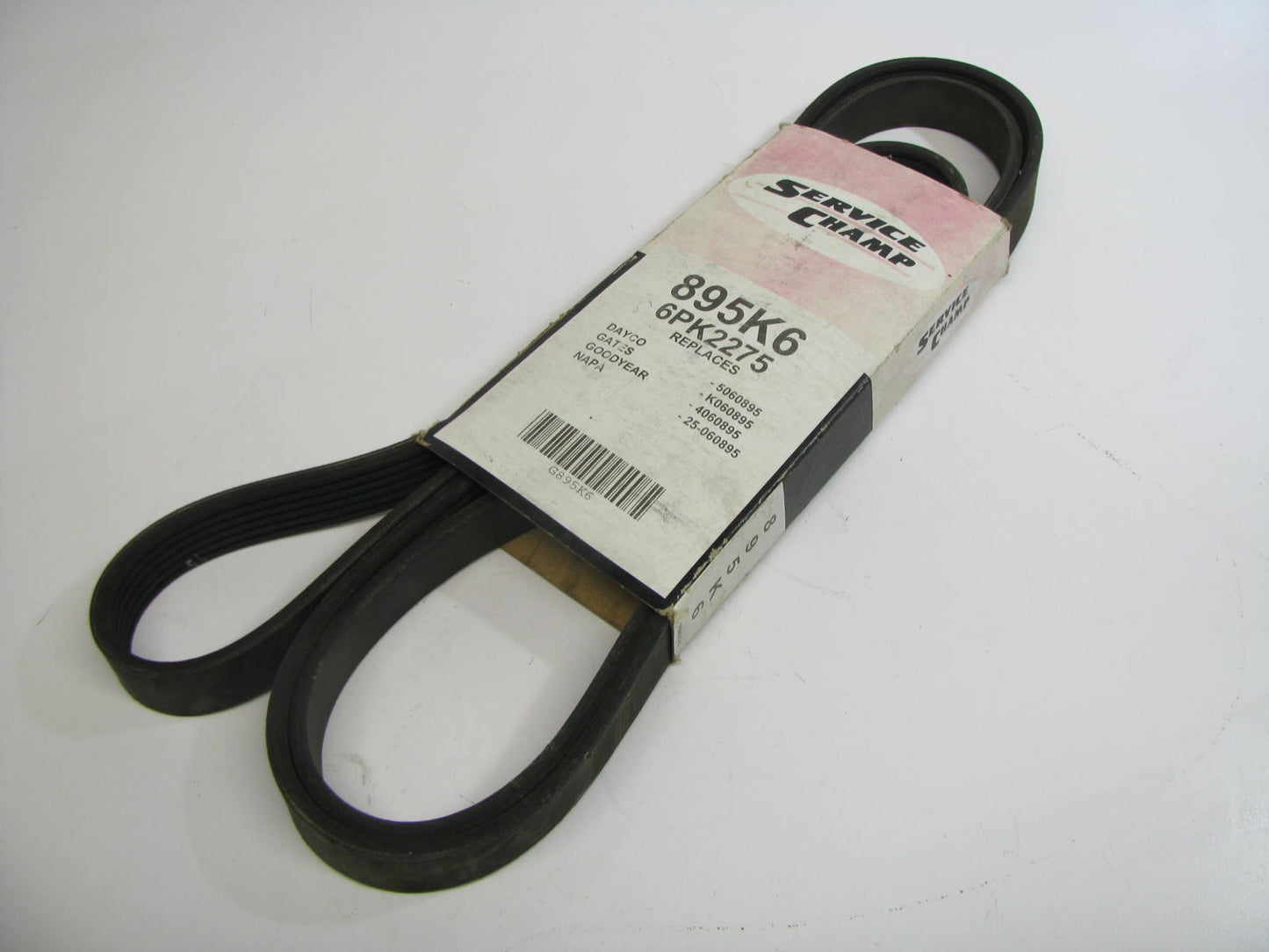 Service Champ 895K6 Serpentine Belt - 0.84'' X 99.625'' - 6 Ribs
