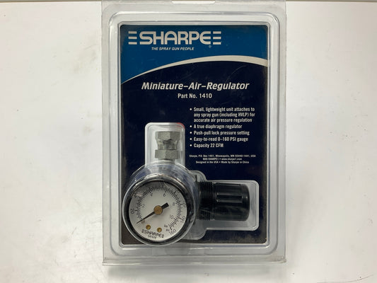 Sharpe 1410 Mini Air Regulator With Gauge