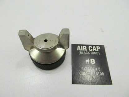 Sharpe 16108  # 1-71-02 #8 Spray Pattern Air Cap For 775 71 75PI Spray Gun