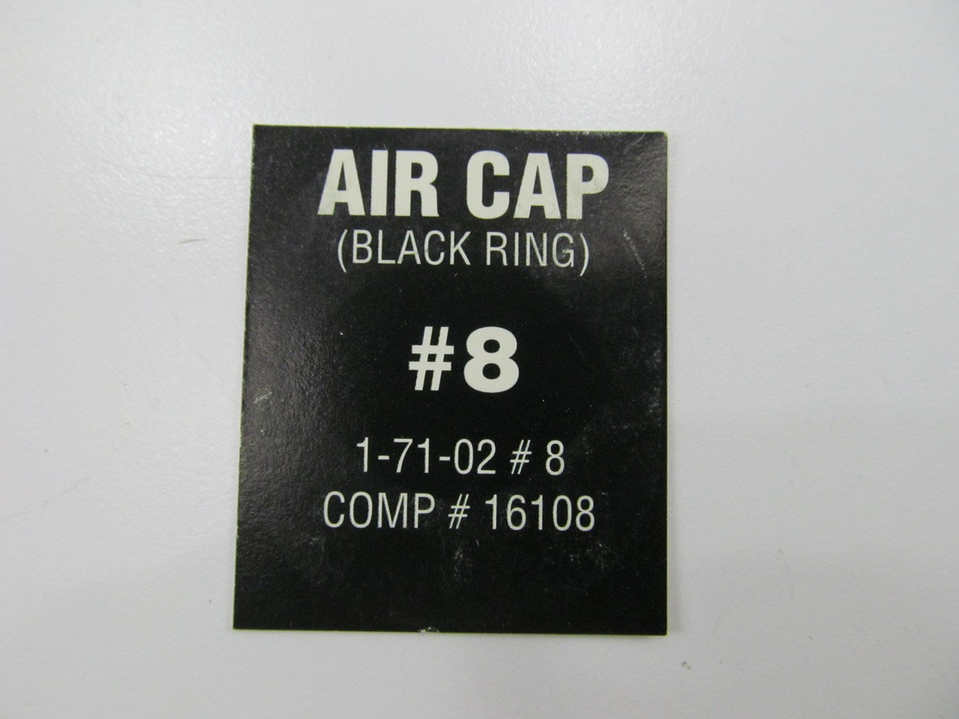 Sharpe 16108  # 1-71-02 #8 Spray Pattern Air Cap For 775 71 75PI Spray Gun