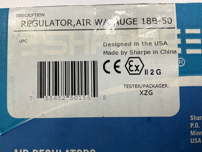 Sharpe 1620 Air Regulator 50 CFM 3/8'' Inlet