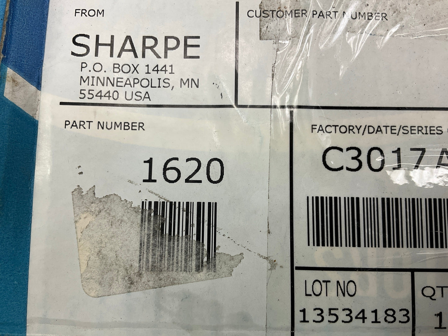 Sharpe 1620 Air Regulator 50 CFM 3/8'' Inlet