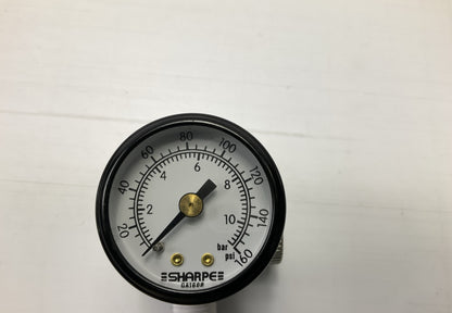 Sharpe 2210 Air Adjusting Regulator Valve With Gauge 0-160psi 24AAV