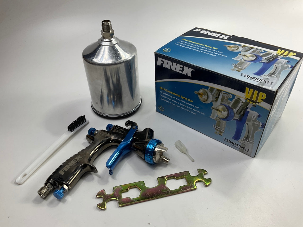 Sharpe 288879 Finex FX3000 Gravity Feed HVLP Spray Gun With 1.3mm Nozzle