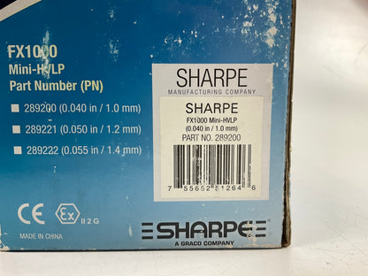 Sharpe 289200 Mini Spray Gun FX1000 Mini HVLP FX2000 Conventional