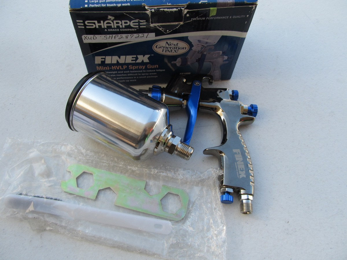 SHARPE 289221 FX1000 FINEX Series Mini HVLP Paint Spray Gun, 1.2mm Nozzle