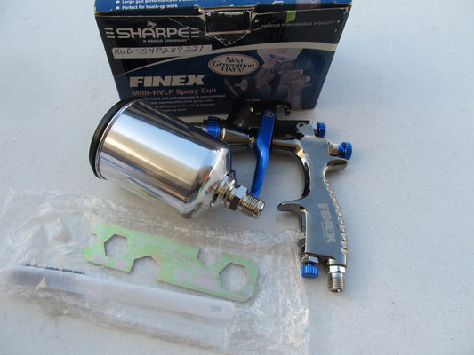 SHARPE 289221 FX1000 FINEX Series Mini HVLP Paint Spray Gun, 1.2mm Nozzle