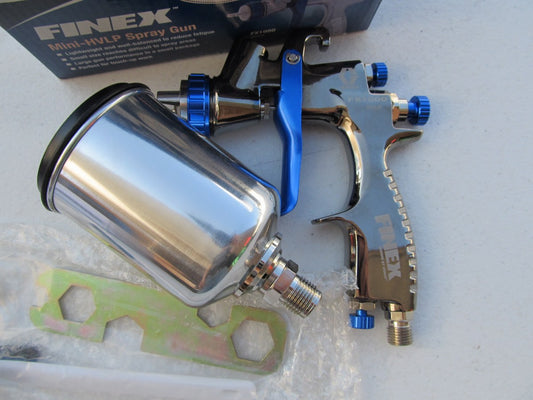 SHARPE 289221 FX1000 FINEX Series Mini HVLP Paint Spray Gun, 1.2mm Nozzle