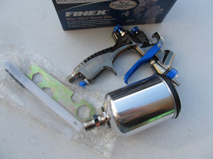 SHARPE 289221 FX1000 FINEX Series Mini HVLP Paint Spray Gun, 1.2mm Nozzle