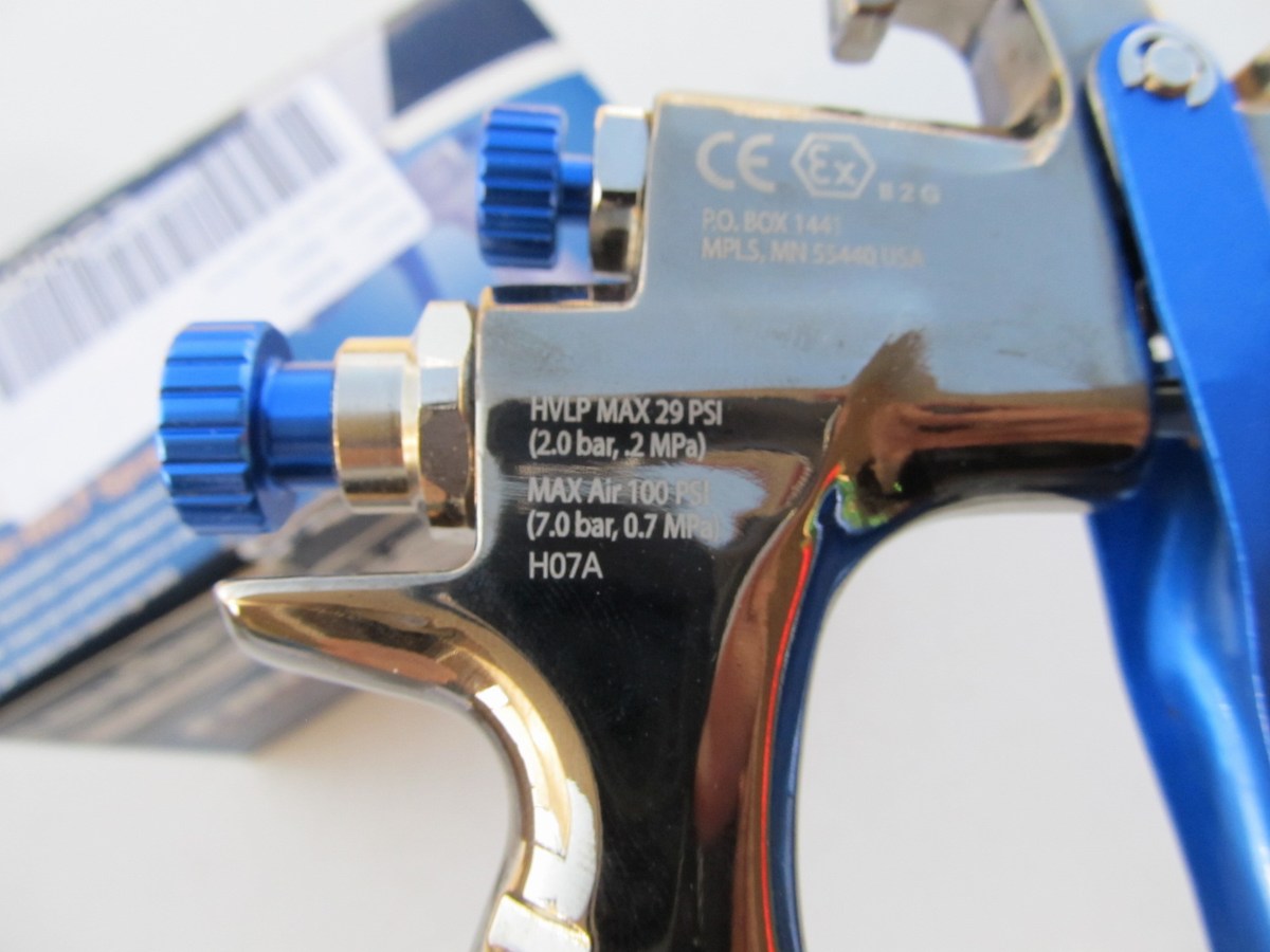 SHARPE 289221 FX1000 FINEX Series Mini HVLP Paint Spray Gun, 1.2mm Nozzle