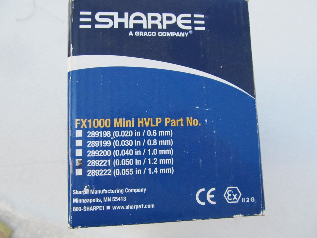 SHARPE 289221 FX1000 FINEX Series Mini HVLP Paint Spray Gun, 1.2mm Nozzle
