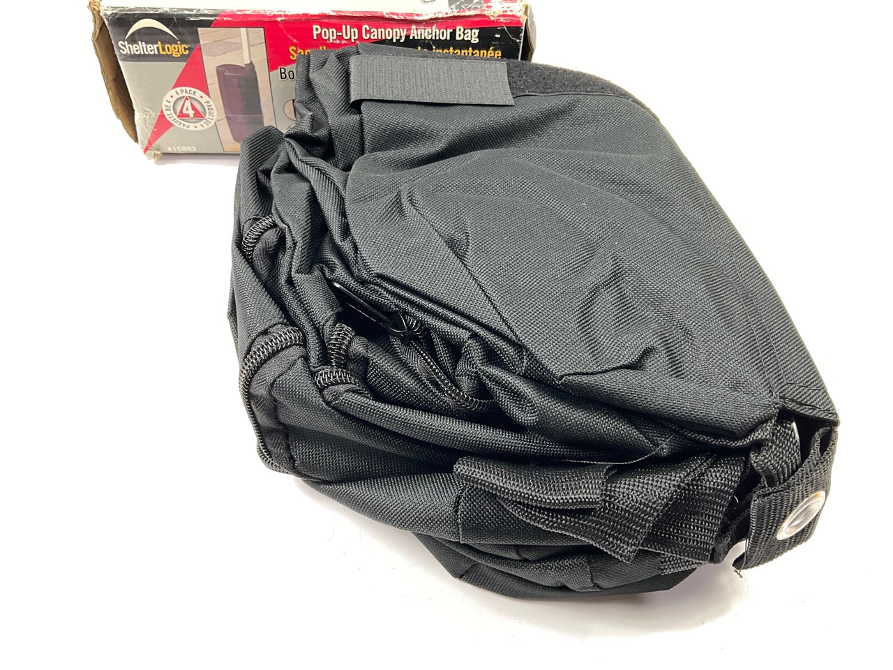 Shelterlogic 15883 Canopy Anchor Bags, 4-Pack, Empty, Fill With Gravel Or Sand