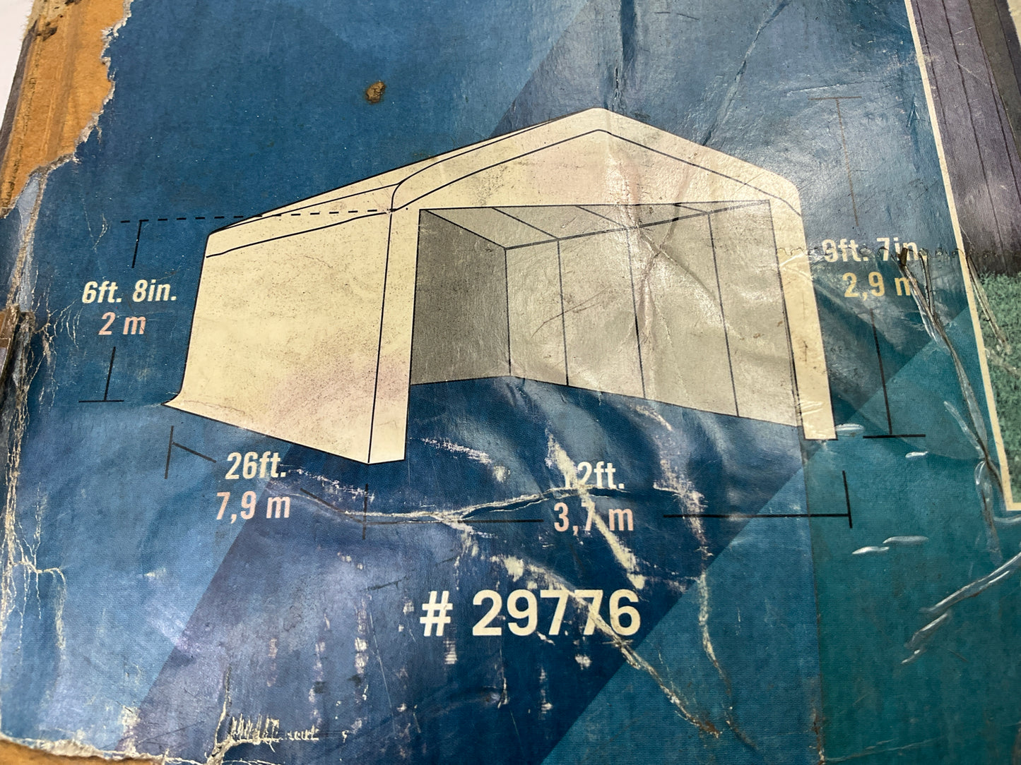 ShelterLogic 29776 Super Max 12 X 26 Tan Canopy Enclosure Kit