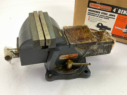 Shop Iron 22010 4'' Bench Vise - Hardened Steel Jaws