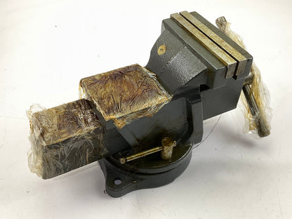 Shop Iron 22010 4'' Bench Vise - Hardened Steel Jaws