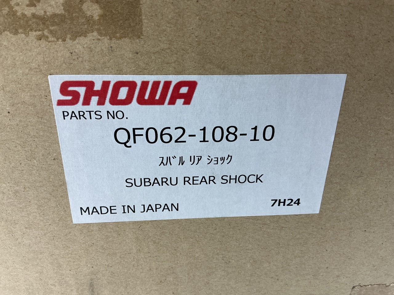 Showa QF062-108-10 Rear Suspension Strut For 2012-2016 Subaru Impreza