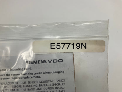 (4) Siemens VDO E57719N Tire Pressure Monitor Sensor TPMS Universal Band