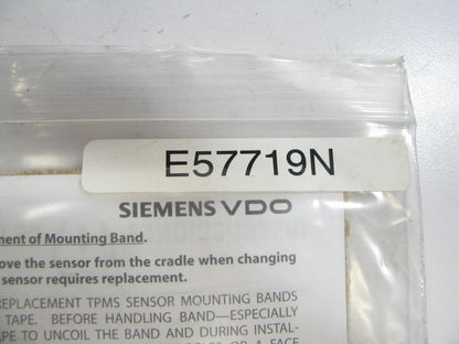 Siemens Vdo E57719N Tire Pressure Monitor Sensor TPMS Universal Band