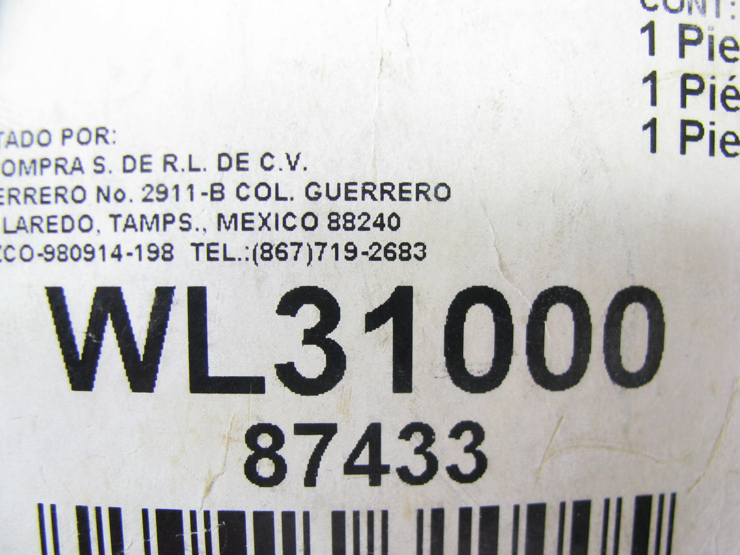 Siemens Vdo WL31000 Power Window Motor Gear Kit