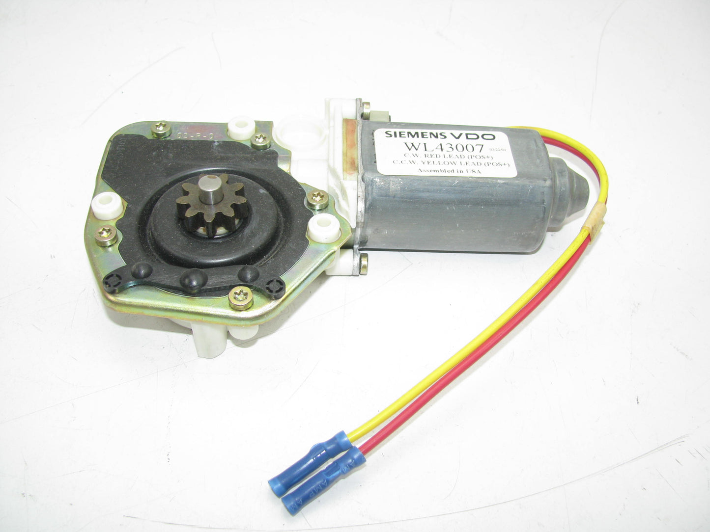 Siemens WL43007 FRONT Left Power Window Motor 1980-93 Ford Mustang, 81-86 Capri