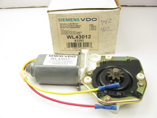 Siemens Vdo WL43012 FRONT Right Power Window Motor 91-94 Ford Explorer 83392