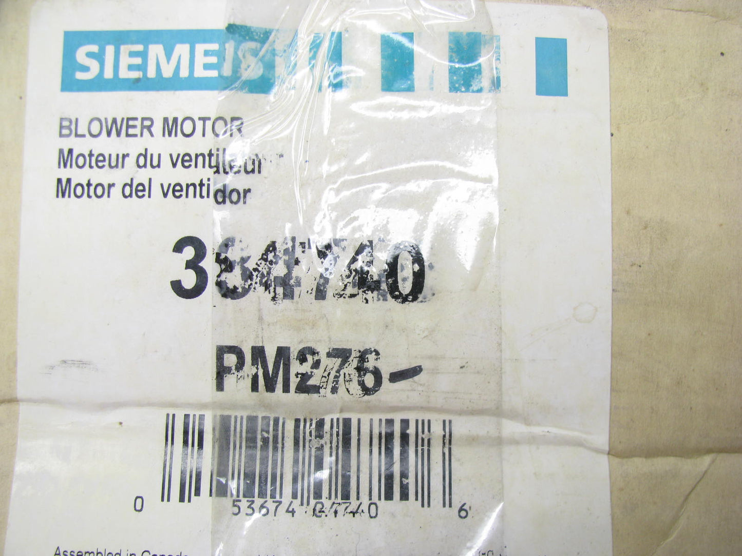 Siemens PM276 HVAC Blower Motor W/O Wheel For 1995-1998 Ford Windstar