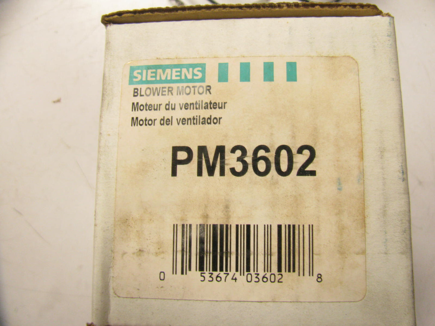 Siemens PM3602 HVAC Blower Motor Without Wheel