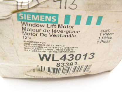 Siemens WL43013 Front Left Power Window Motor 91-94 Ford Explorer Mazda Navajo