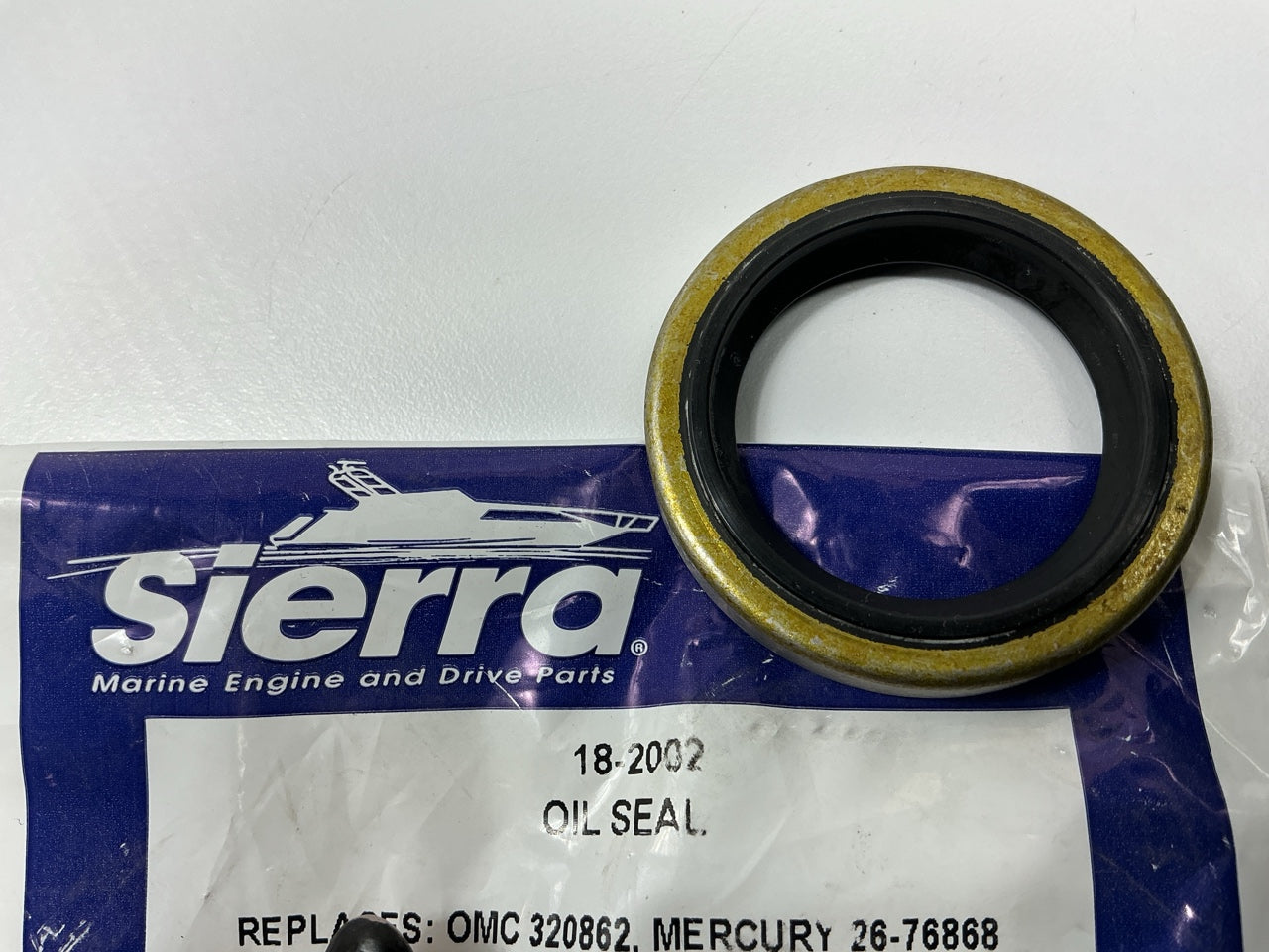 Sierra 18-2002 Oil Seal, Replaces OMC 320862, Mercury 26-76858
