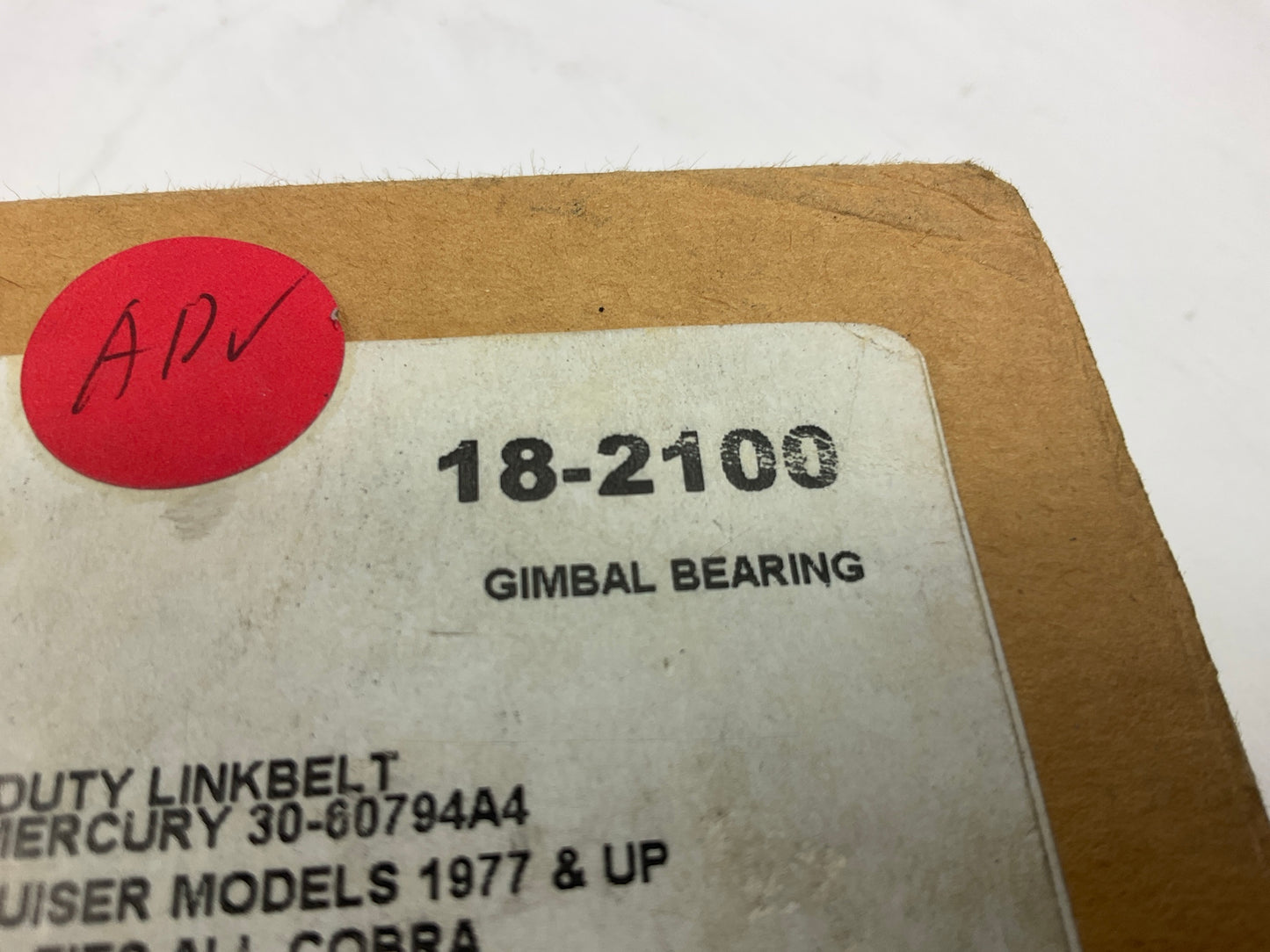 Sierra 18-2100 Mercury OMC Volvo Sterndrive Gimbal Bearing 30-60794A4 983937