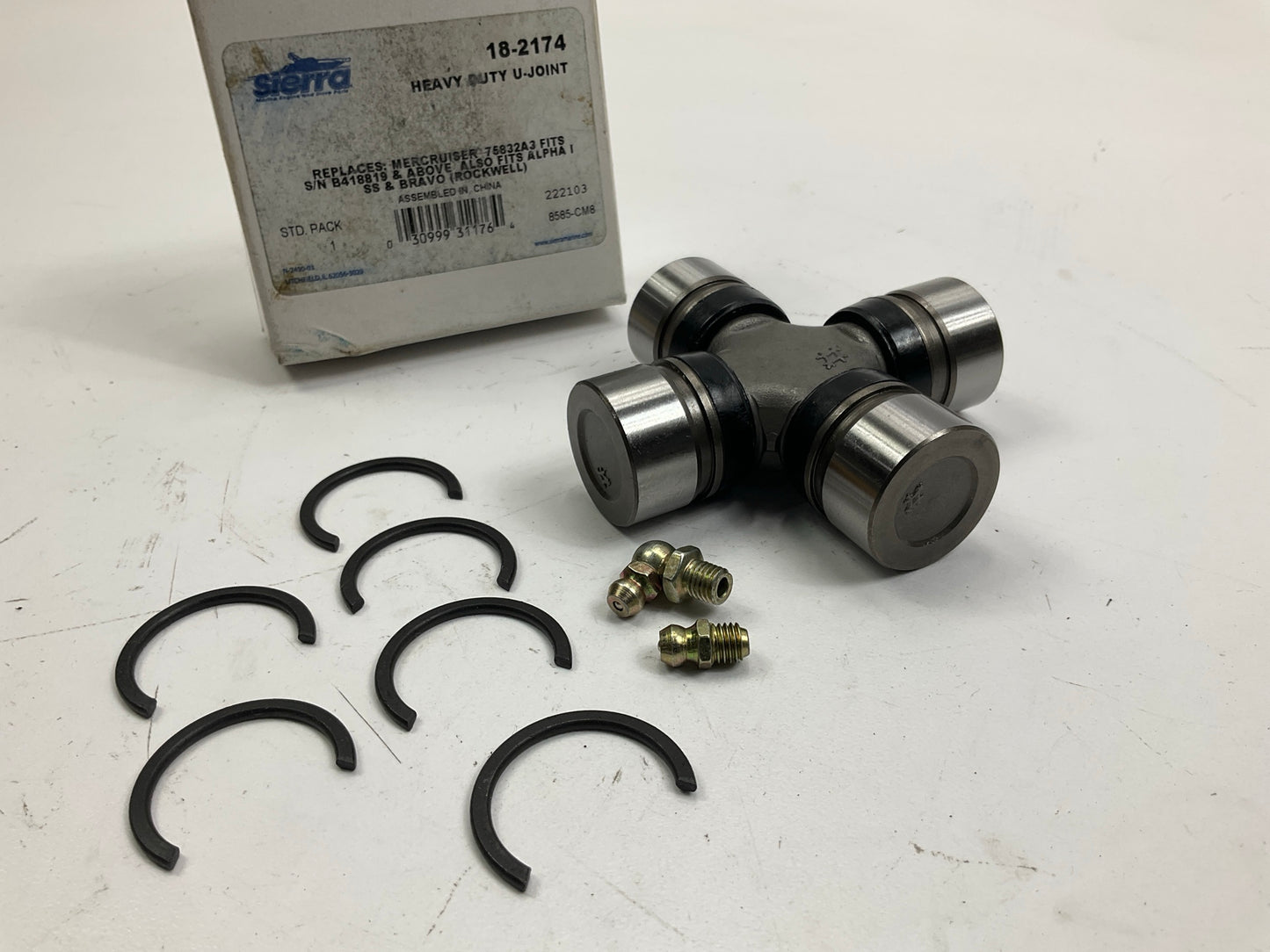 Sierra 18-2174 Heavy Duty U-Joint - 75832A3, 758321, 75832T1