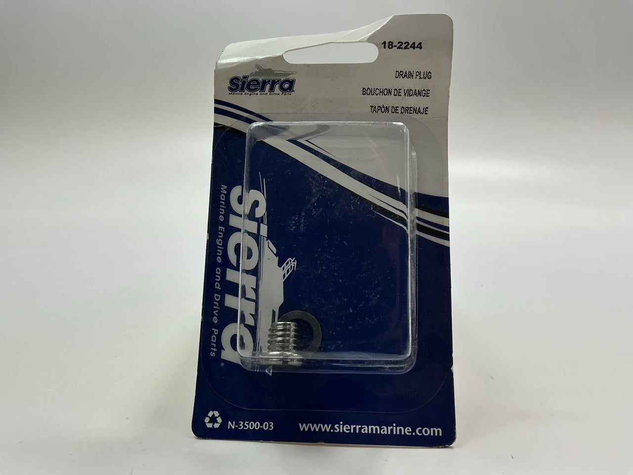 Sierra 18-2244 Oil Fill-Drain Plug Lower Unit Mercury 80-90-115-125-150-175-200