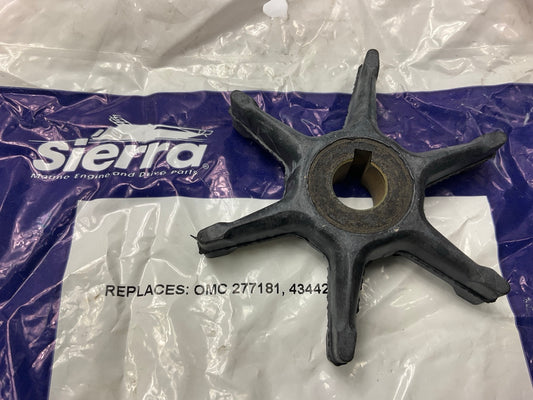 Sierra 18-3001 Water Pump Impeller - Replaces OMC # 277181, 434424