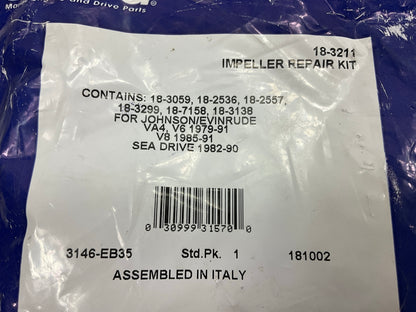 Sierra 18-3211 Impeller Repair Kit For JOHNSON EVINRUDE VA4 V6, SEADRIVE