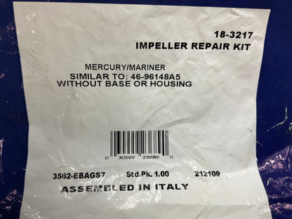 Sierra 18-3217 Water Pump Impeller Kit 46-96148A5 For Mercury V 150 175 200 225