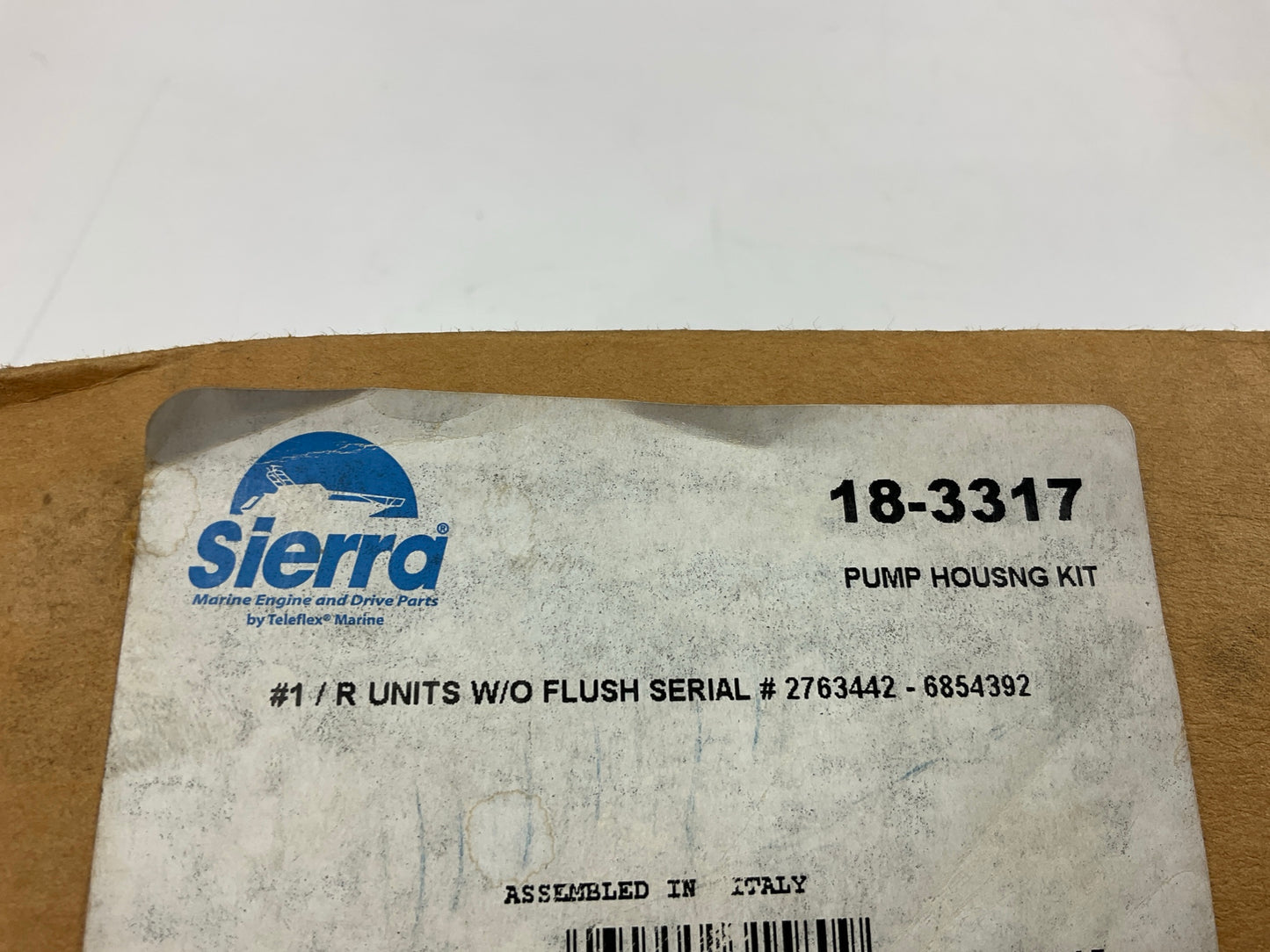 Sierra 18-3317 Water Pump Kit Mercury 46-57234A3, GLM 12110 Mallory 9-48305