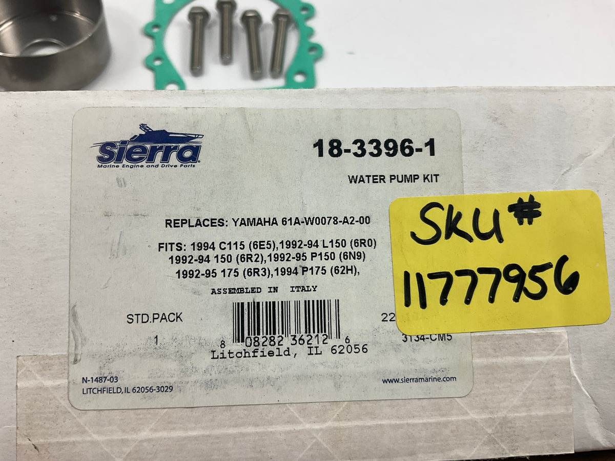 Sierra 18-3396-1 Water Pump Impeller Kit With Housing